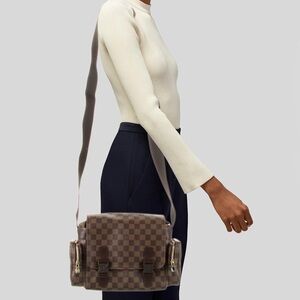 Louis Vuitton Damier Ebene Reporter Melville Bag